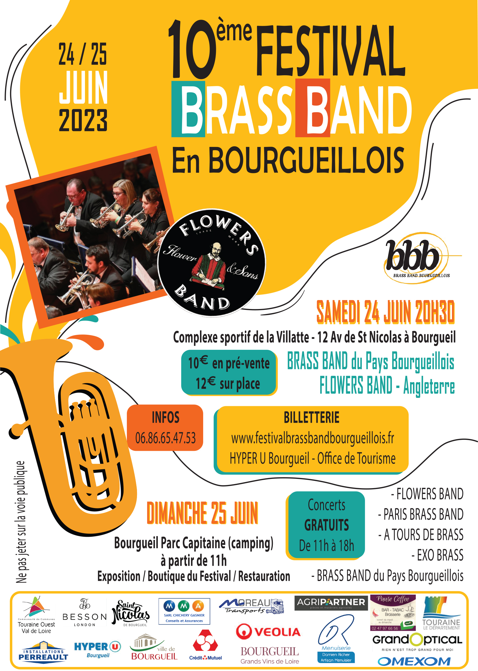 Festival Brass Band en Bourgueillois