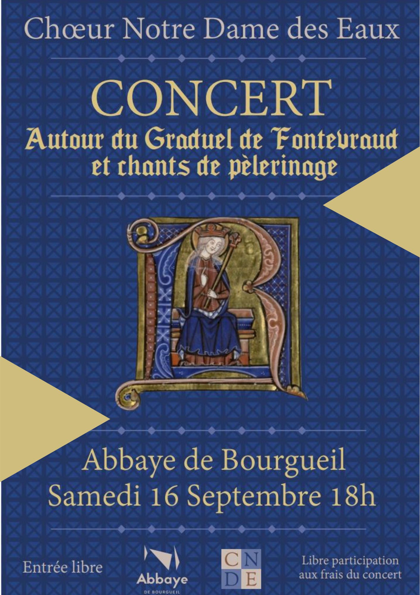 JEP 2023 – Concerts de chants sacrés à l’Abbaye