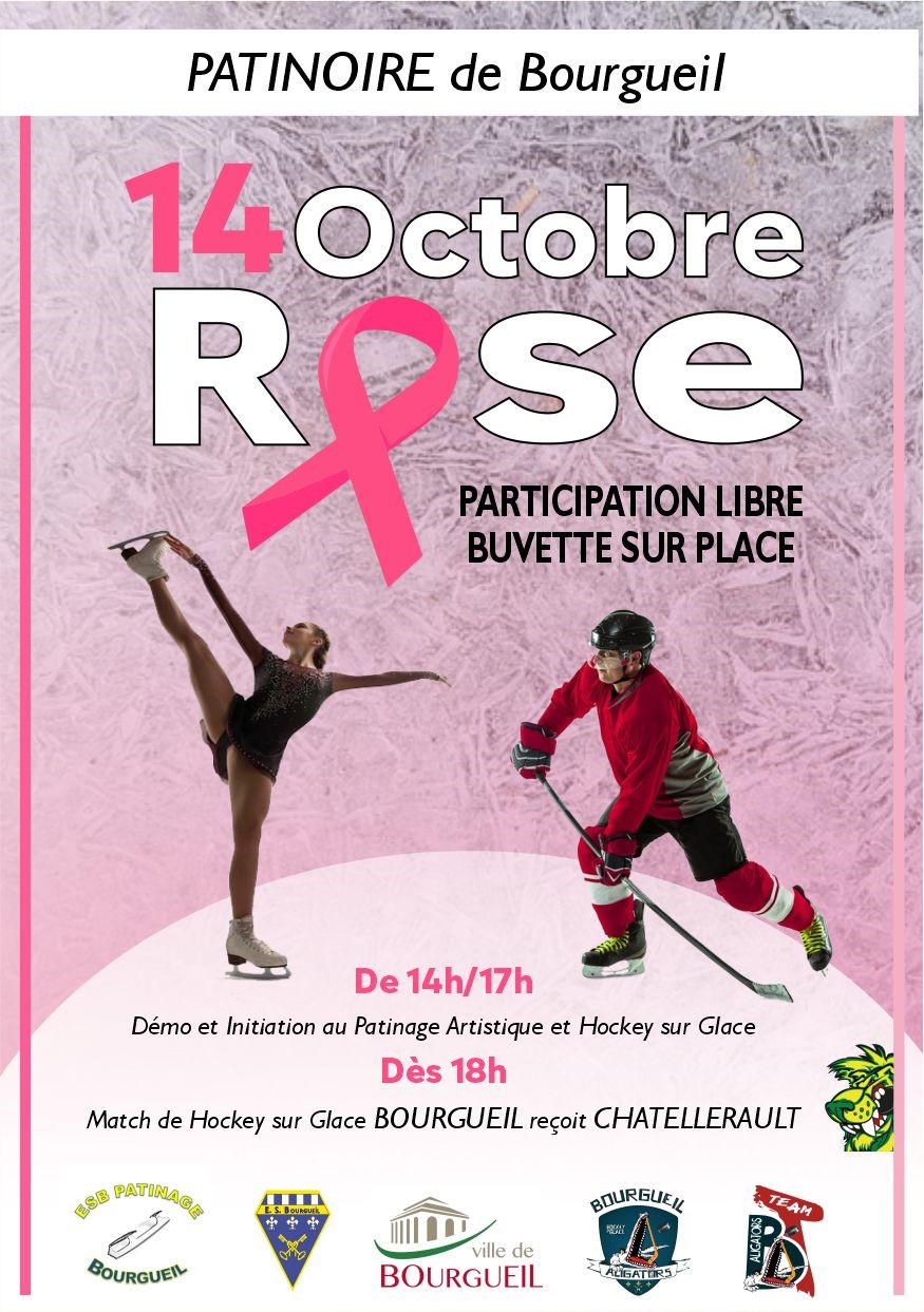 14 octobre Rose / Patinage Artistique et Hockey sur Glace