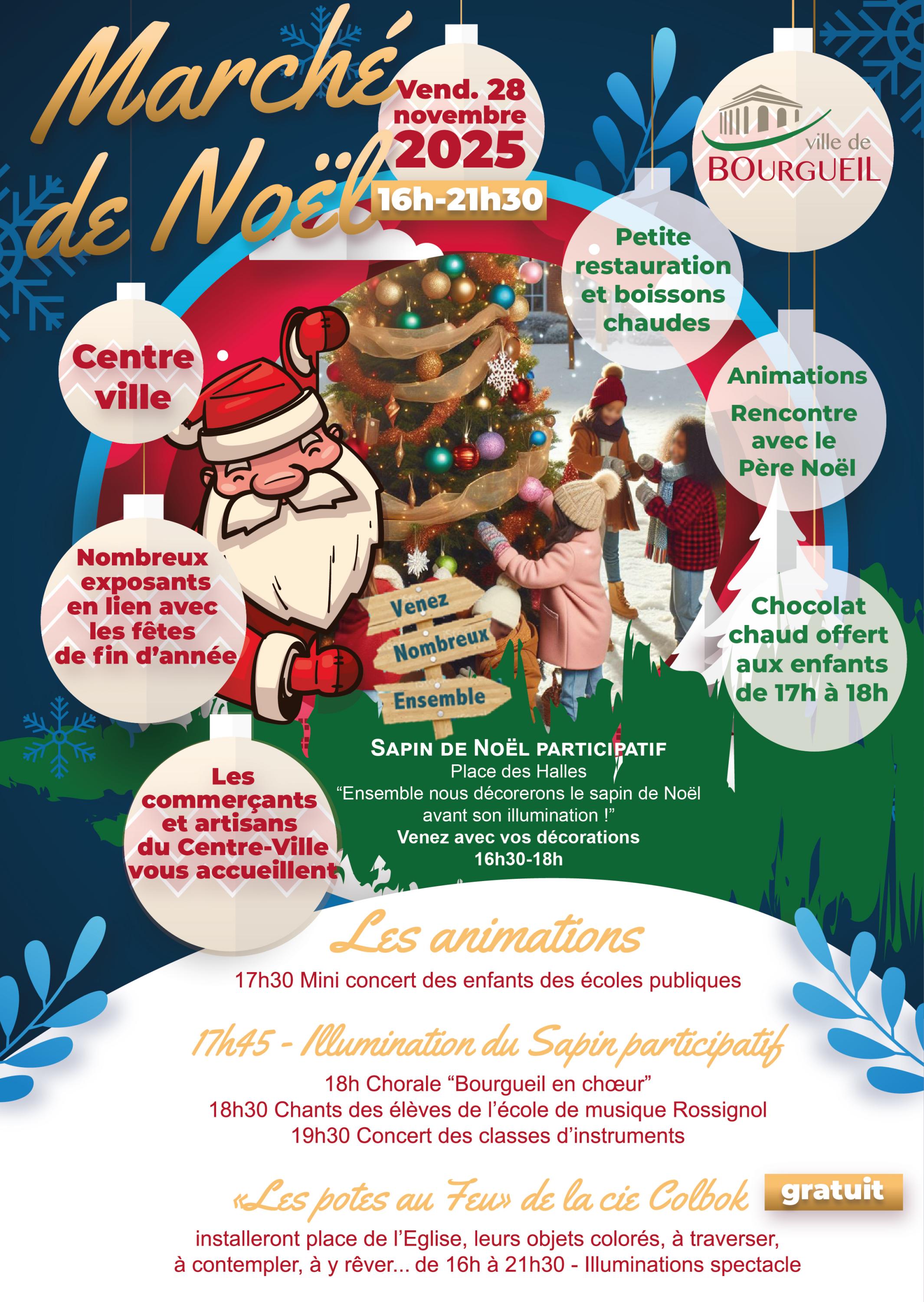 Marché de Noël en centre-ville