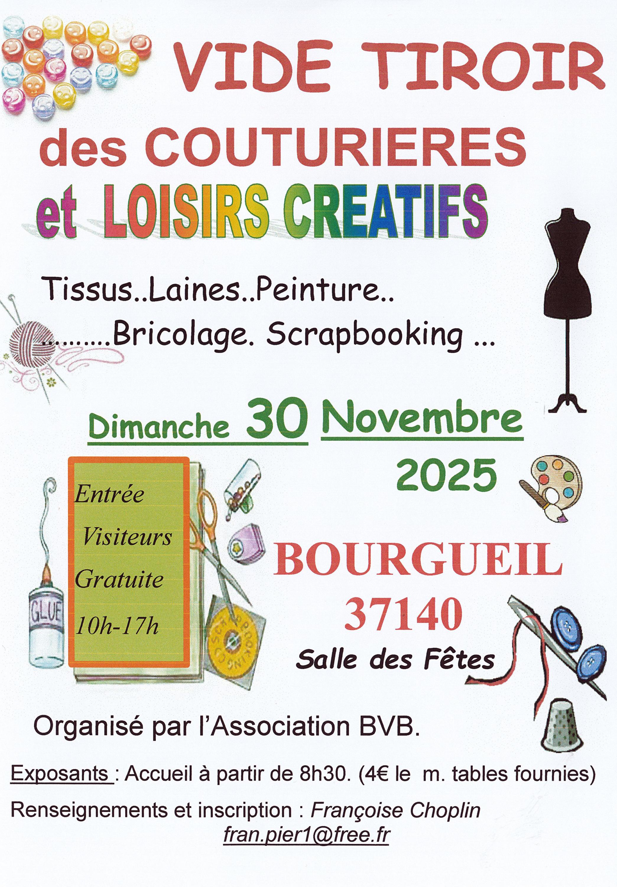 Vide tiroir des couturières et loisirs créatifs